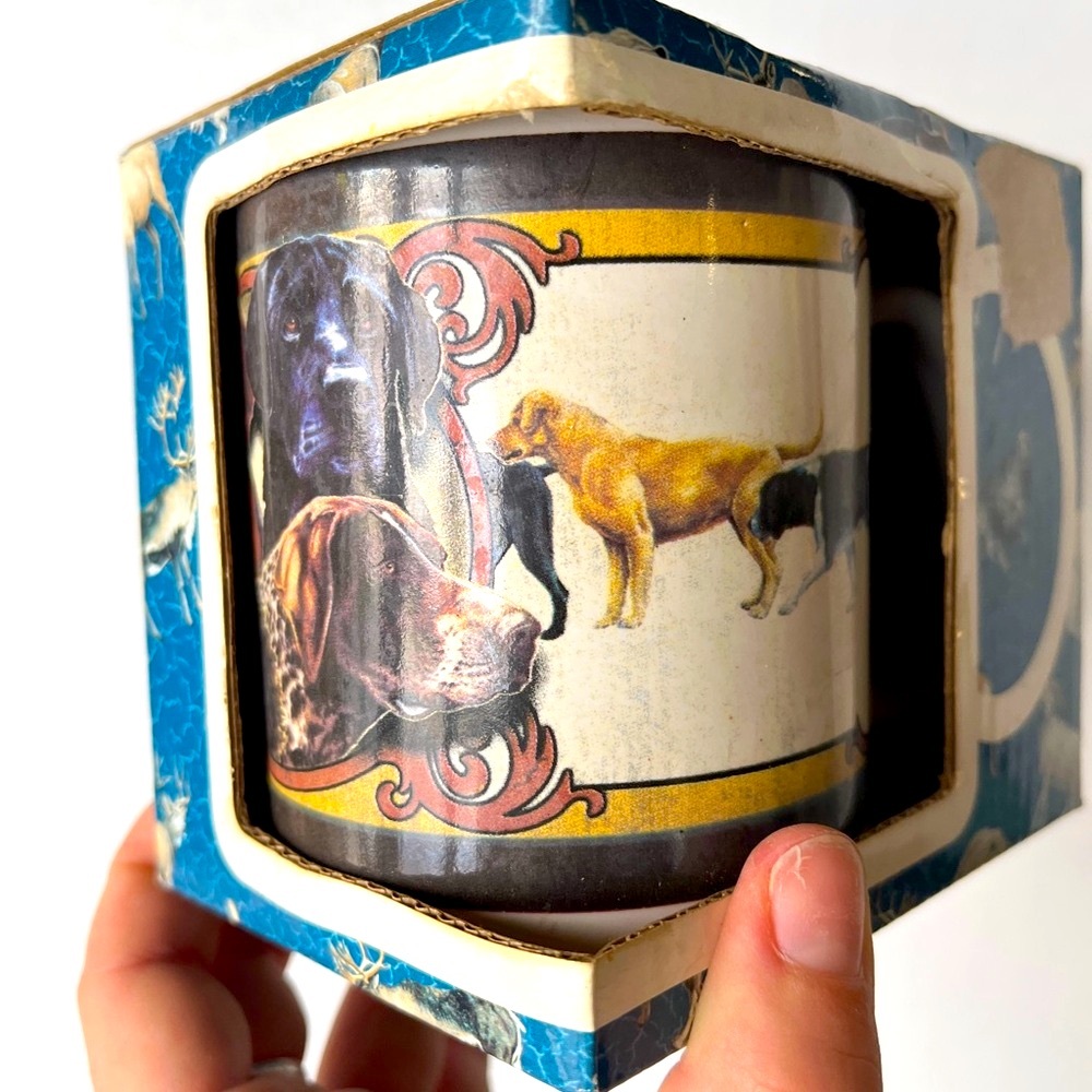 3/$30 🌟 2002 Hunting Dog Coffee Mug with Wildlife Design